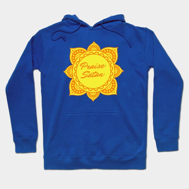 Praise Satan Satanic Sunshine Mandala Hoodie by WearSatan